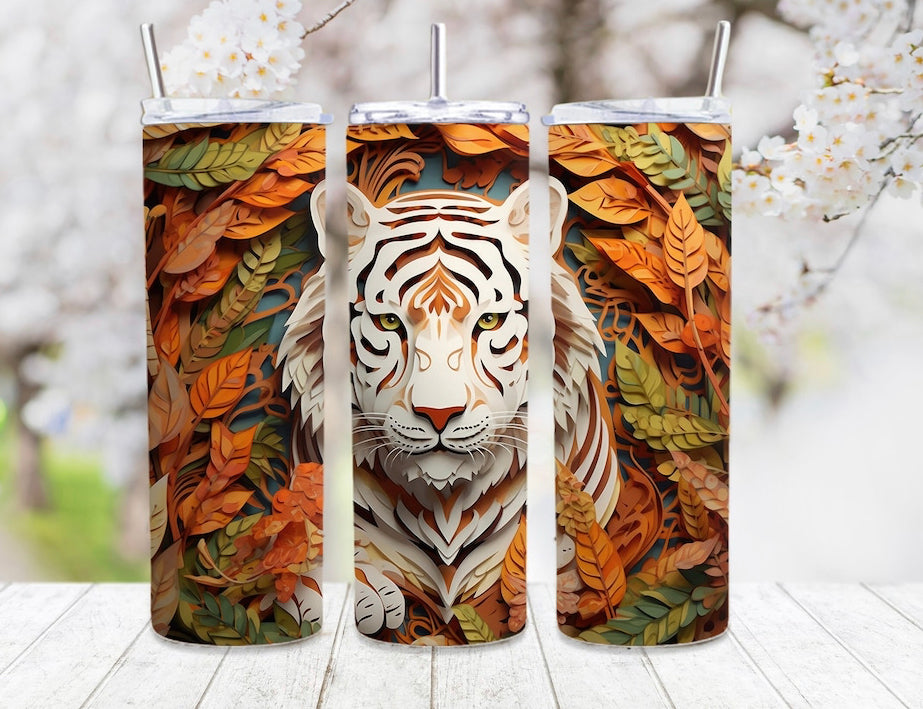 3D tiger sublimation transfer