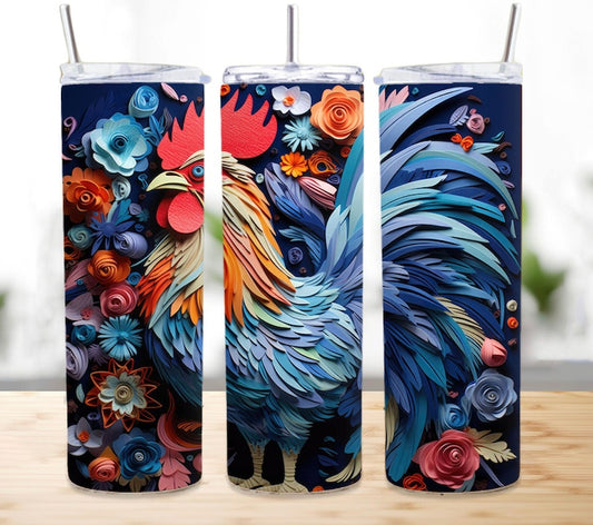 3D rooster sublimation transfer