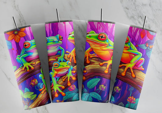 NEON frog sublimation transfer